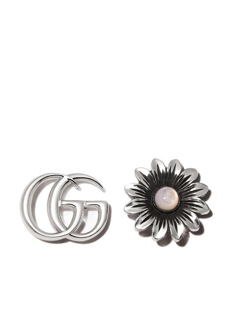 orecchini gucci argento scuro|Orecchini GUCCI da Donna .